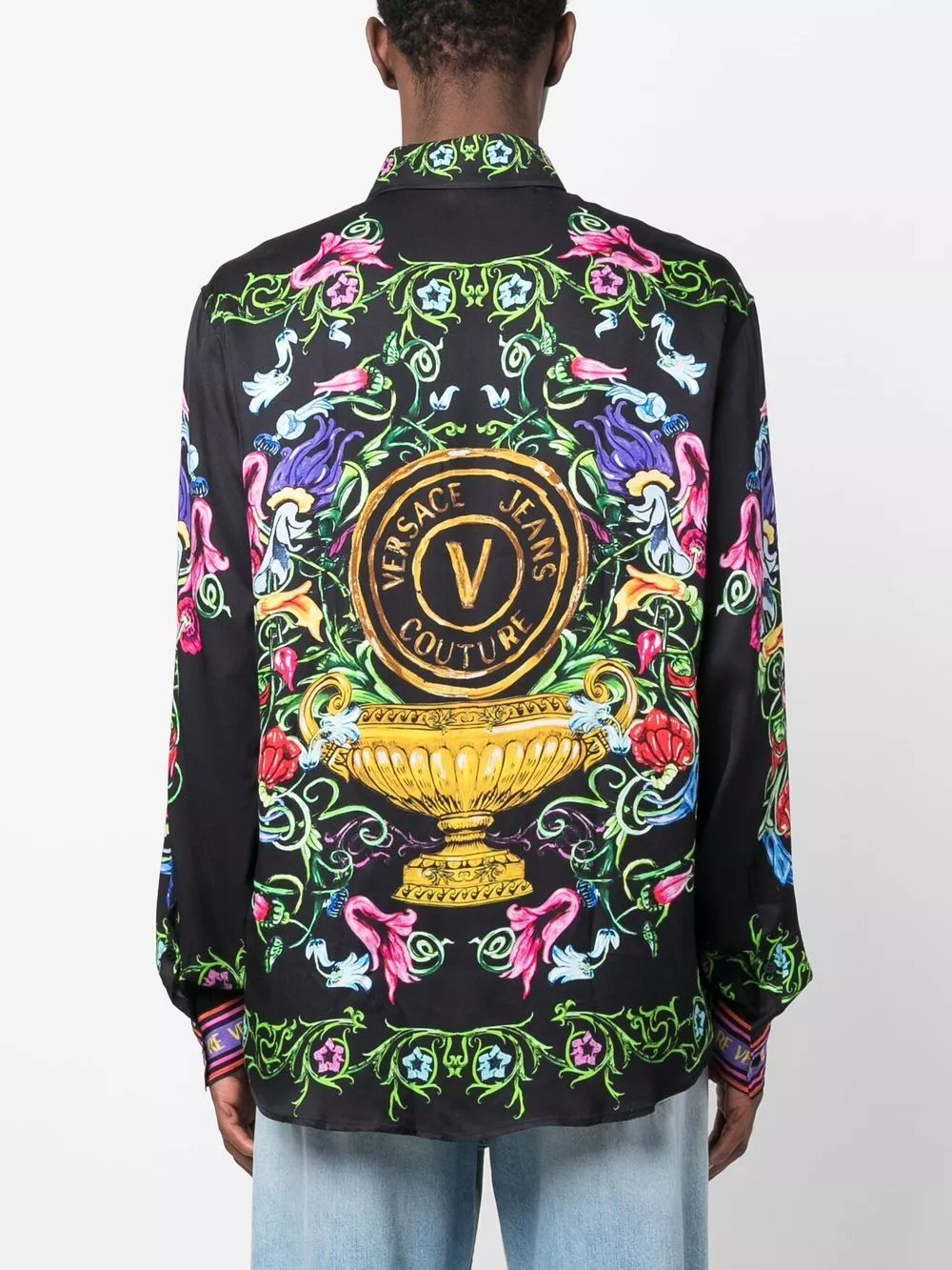 Affordable Versace Jeans Couture logo graphic-print shirt Men 0114