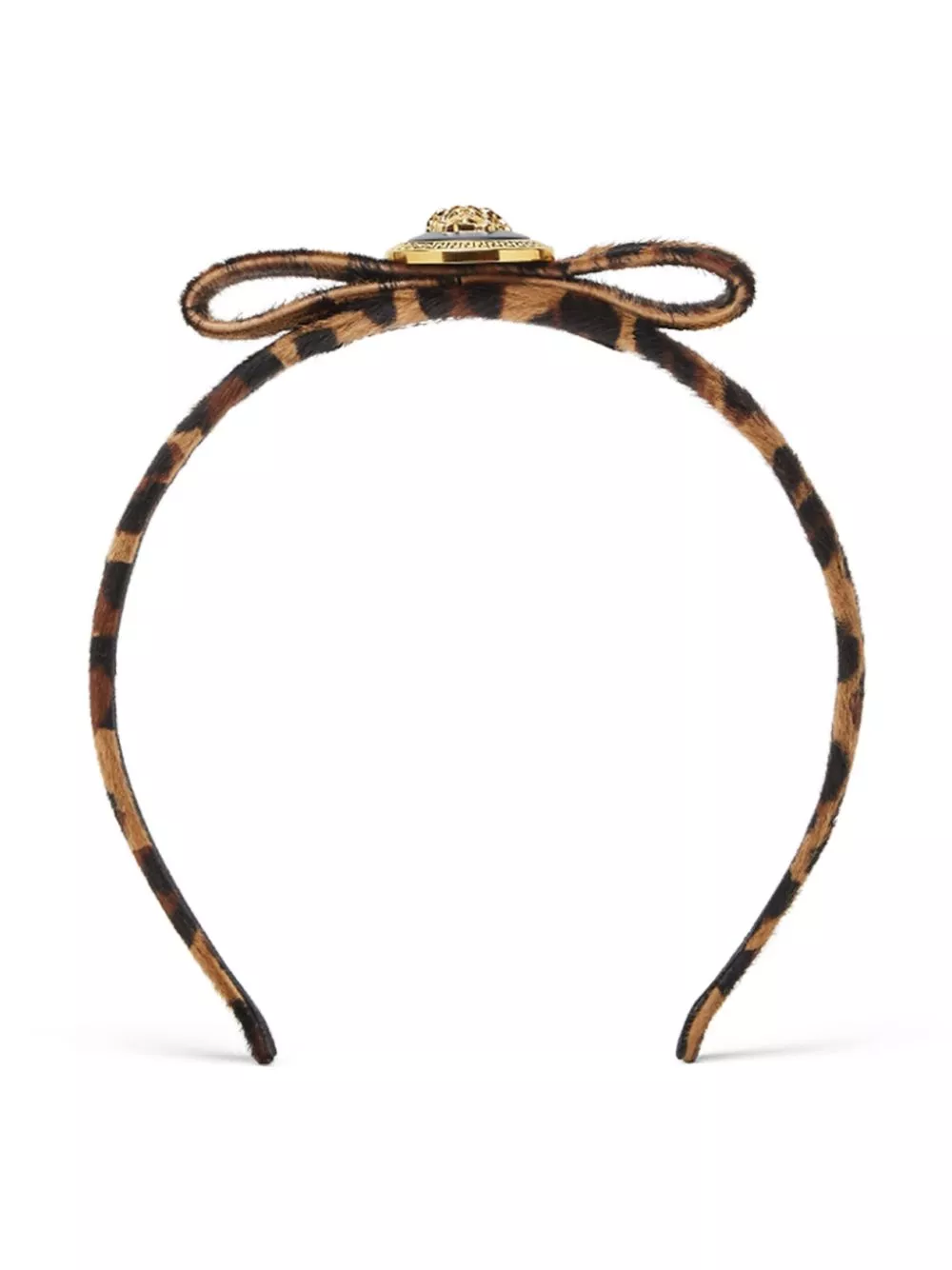 Affordable Versace Gianni Ribbon leopard headband Women 0120