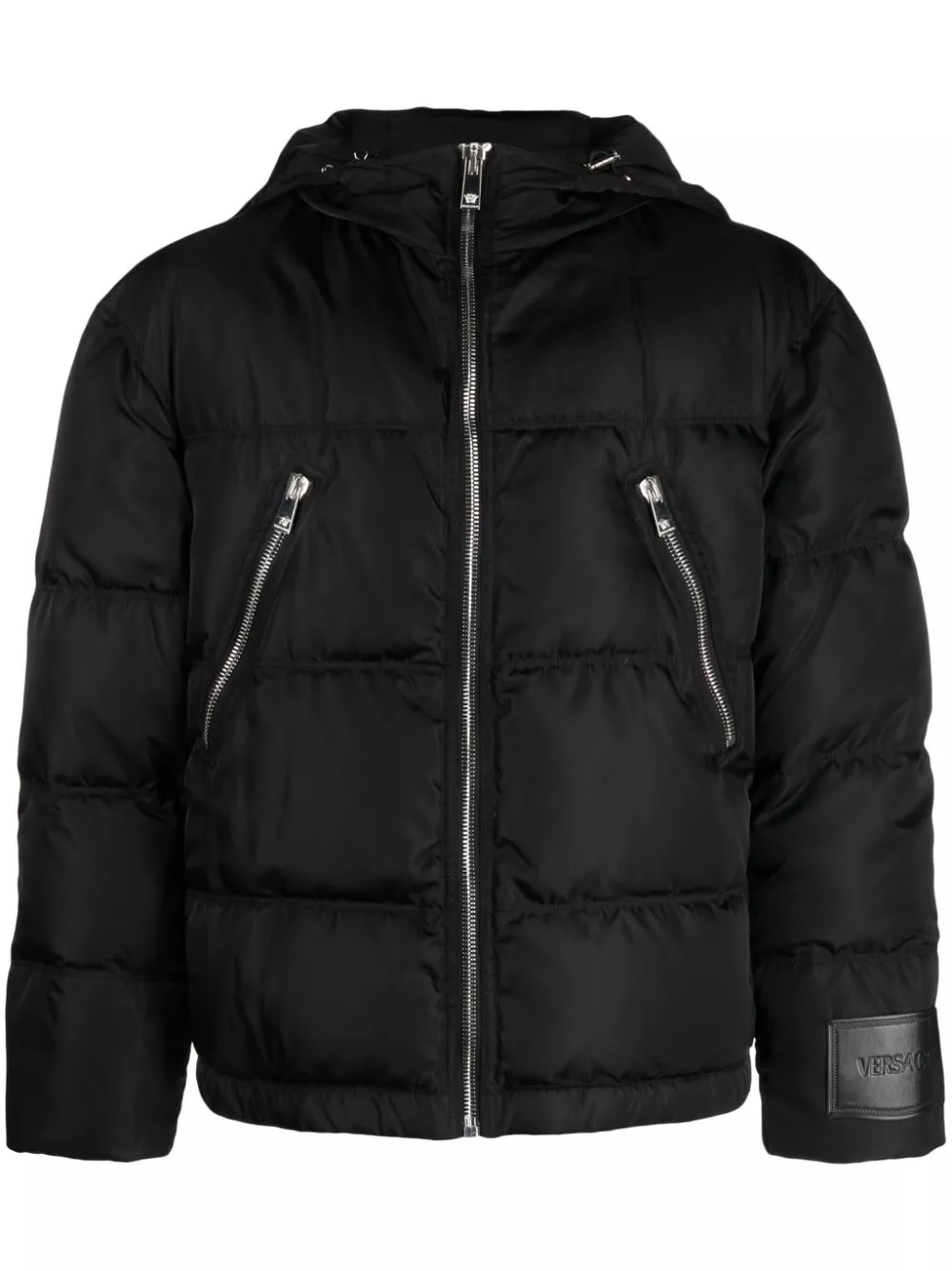 Versace zip-detail puffer jacket Men 0114