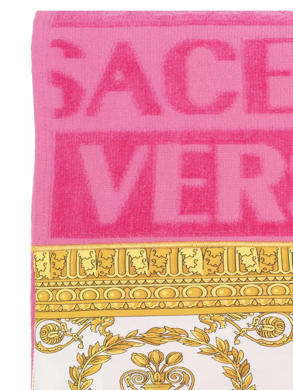 Cheap Versace Barocco-print cotton hand towel Men 0122