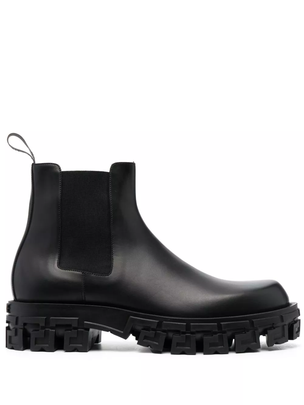 Versace Greca Portico leather Chelsea boots Men 0113