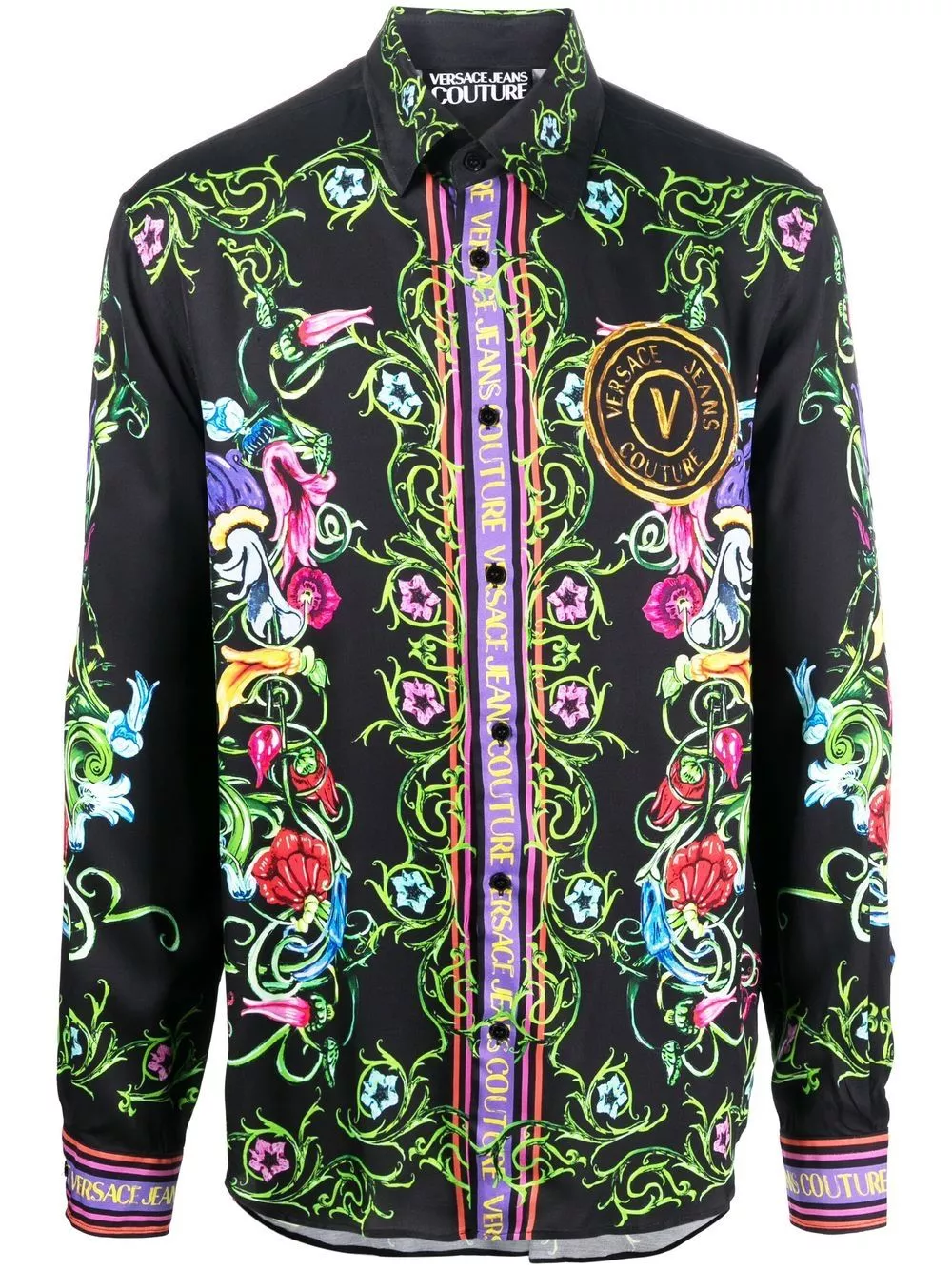 Versace Jeans Couture logo graphic-print shirt Men 0114