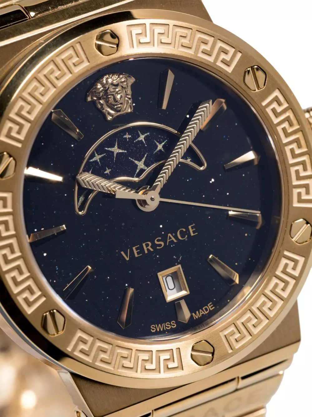 Cheap Versace Greca Logo Moonphase 38mm Men 0123