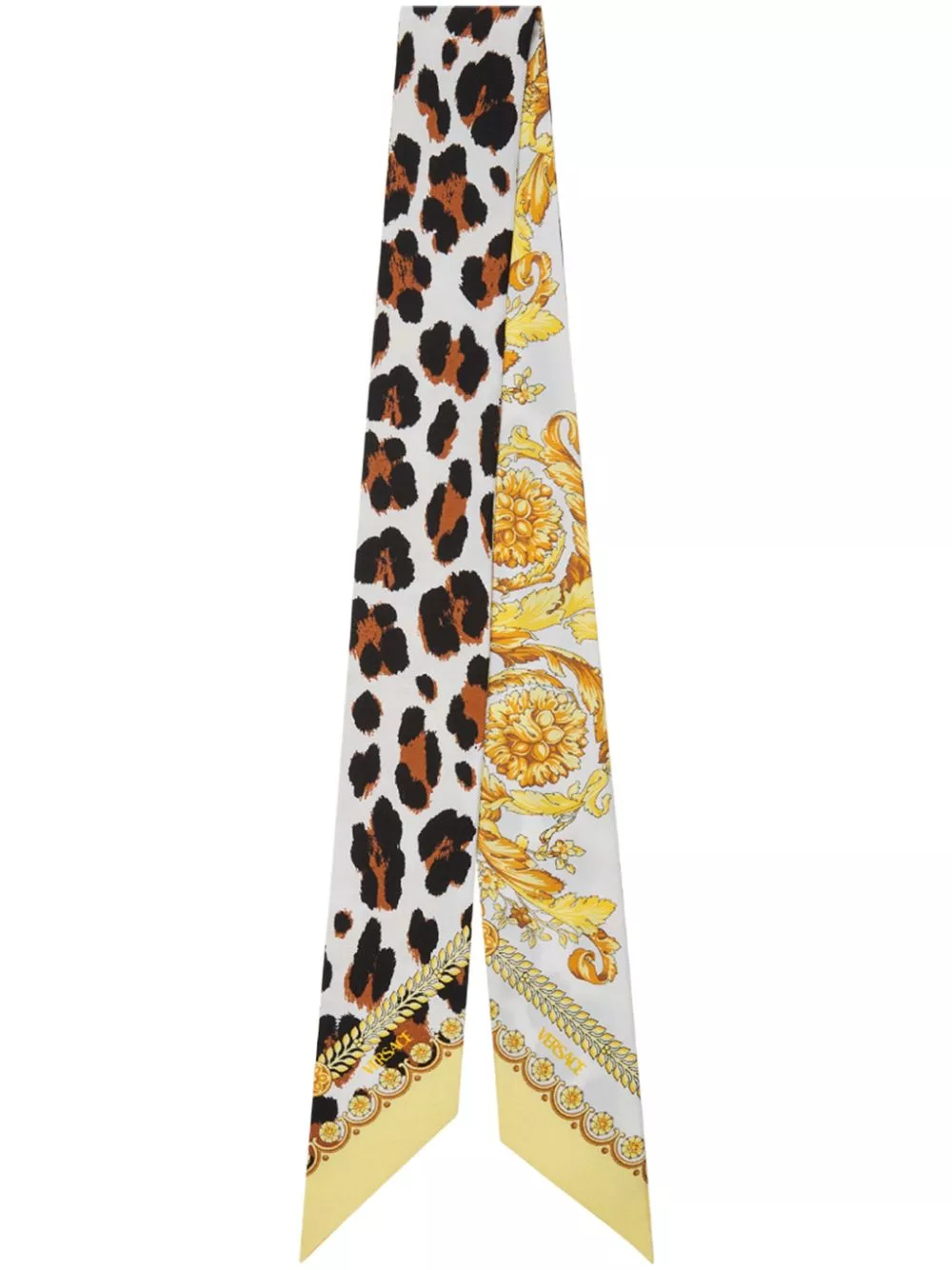 Affordable Versace Barocco-print tie scarf Men 0116