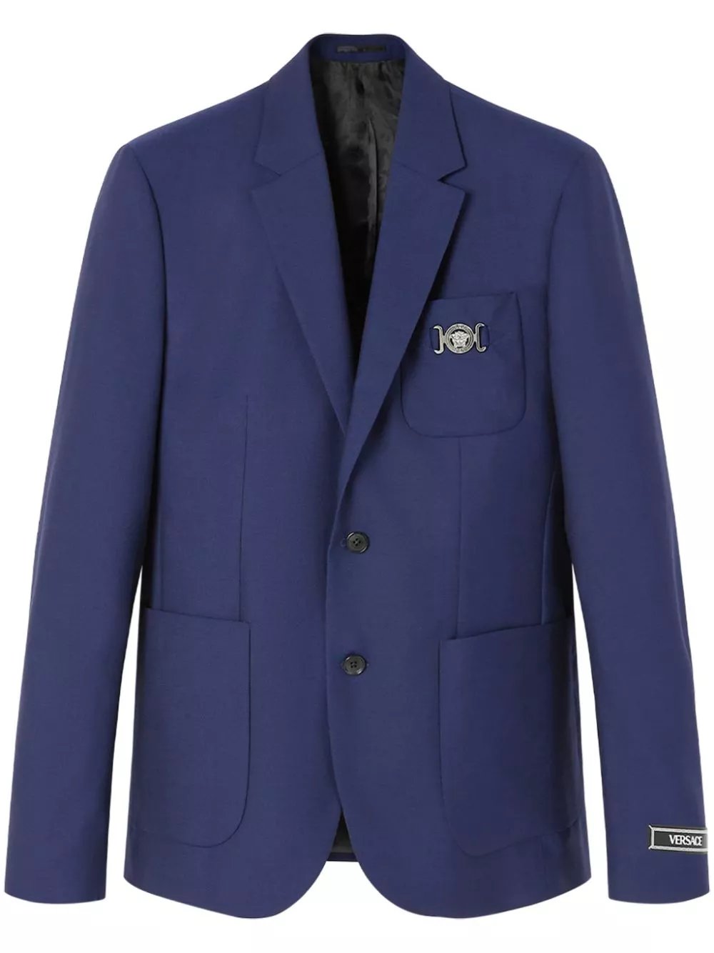 Affordable Versace Medusa Head single-breasted wool blazer Men 0124