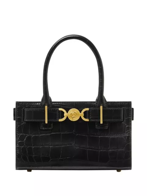 Affordable Versace small Medusa '95 croc-effect tote bag Women 0129