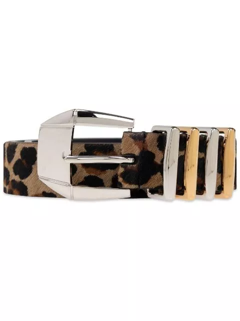 Affordable Versace Medusa '95 leopard belt Men 0203