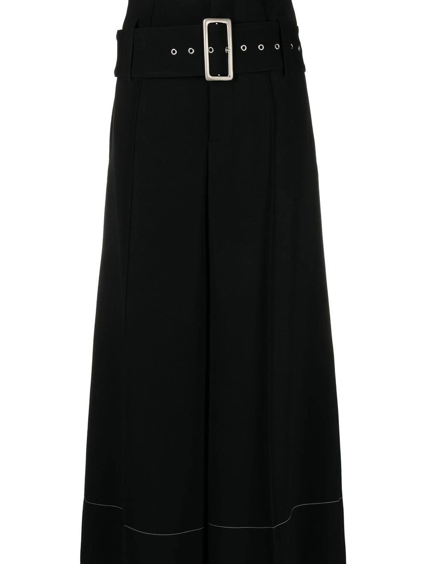 Affordable high-waisted wide-leg Versace trousers Women 0220