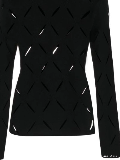 Affordable cut-out Women knitted Versace jumper 0209