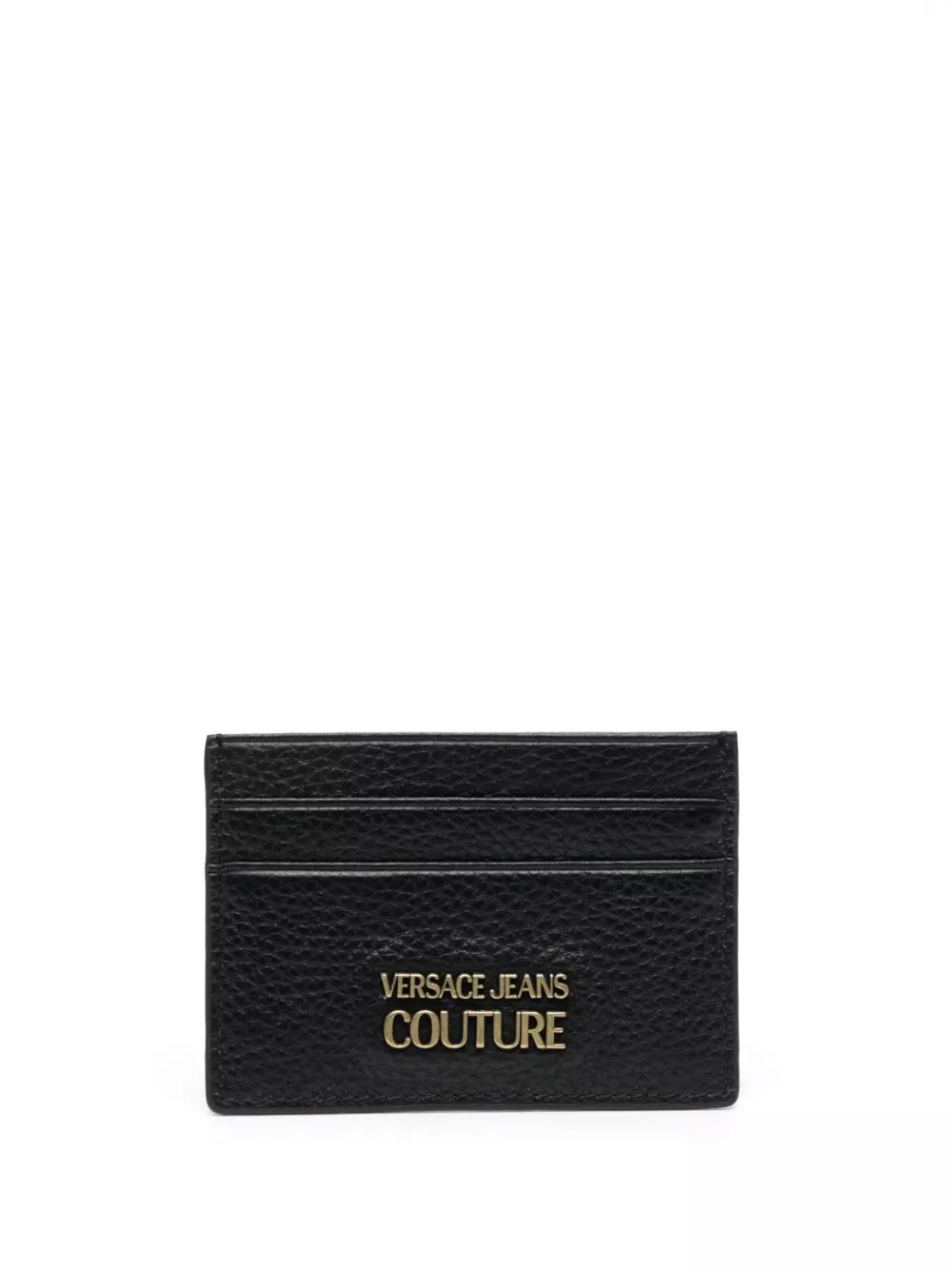 Cheap Versace Jeans Couture logo-plaque leather cardholder Men 0203