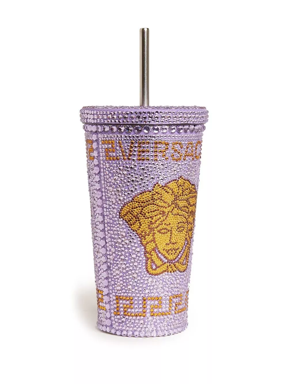 Cheap Versace Medusa crystal-embellished travel cup Men 0203