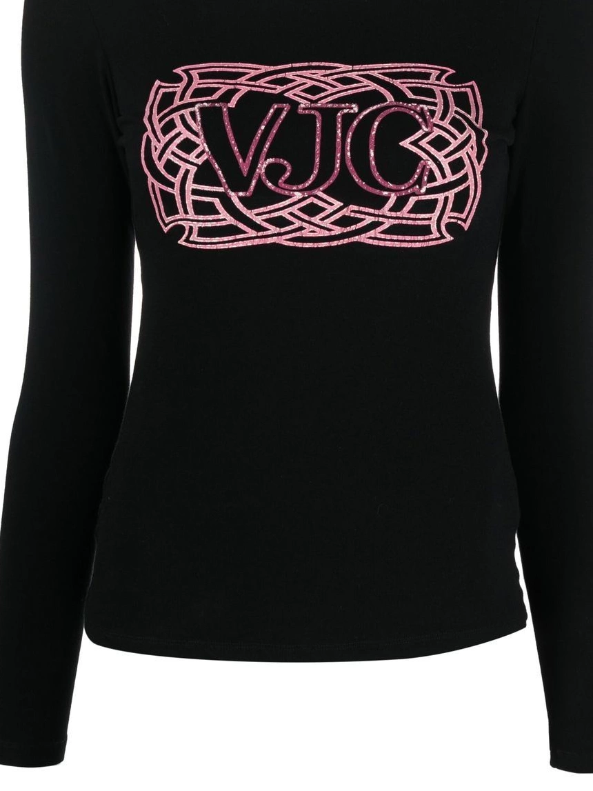 Affordable Versace 2000s logo-print Women T-shirt 0212