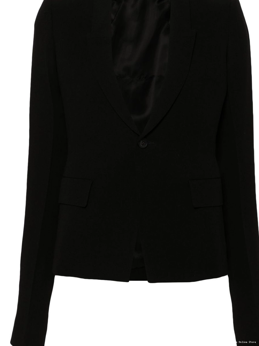 Affordable wool virgin Women Versace single-breasted blazer 0211