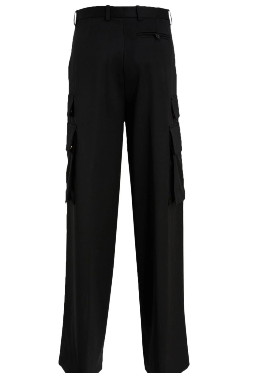 Affordable Women straight-leg wool virgin Versace trousers 0209