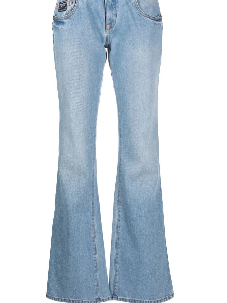 Affordable flared Couture Women Jeans jeans denim Versace 0224