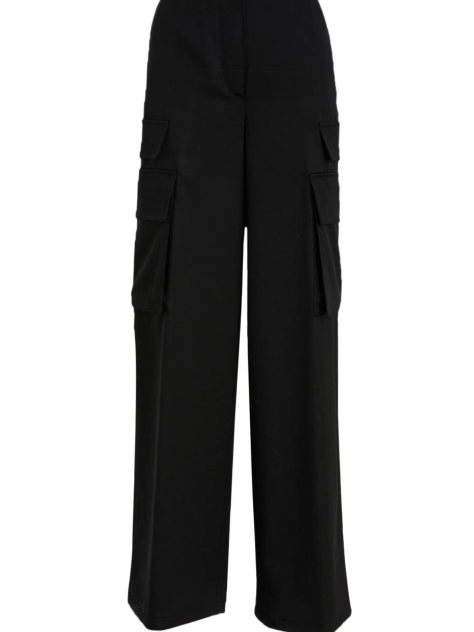 Affordable Women straight-leg wool virgin Versace trousers 0209