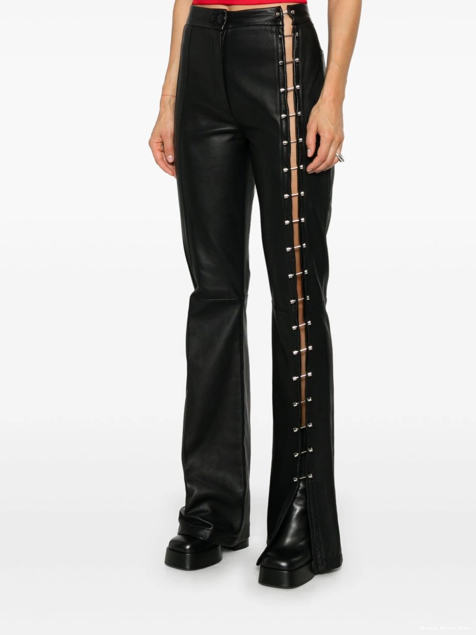 Affordable leather trousers Versace Women 0309