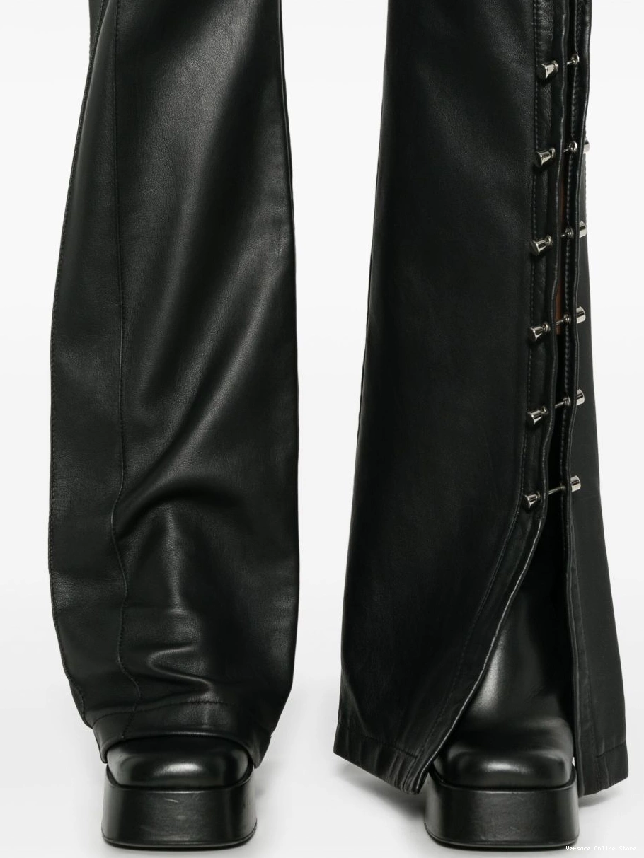 Affordable leather trousers Versace Women 0309