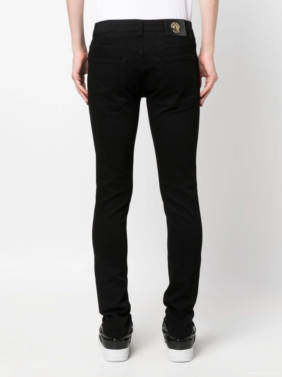 Cheap jeans mid-rise Jeans Versace skinny Women Couture 0307