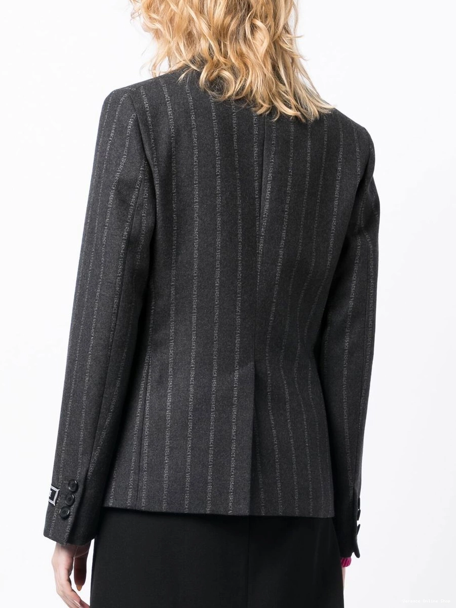 Affordable Women logo-pinstripe Versace Ges blazer 0311